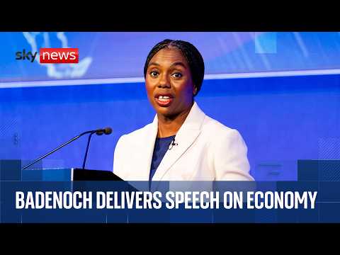 Badenoch delivers speech on economy