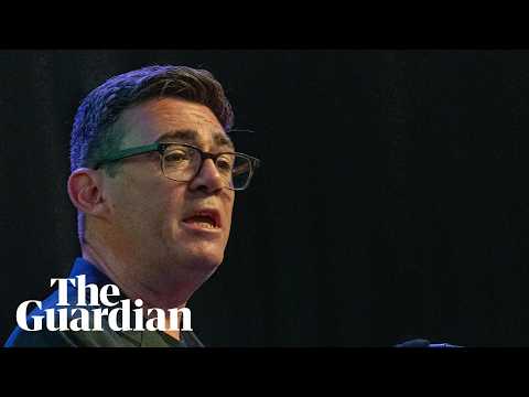 Andy Burnham delivers speech to set out economic vision – watch live