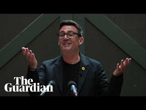 Andy Burnham delivers speech to set out economic vision – watch live