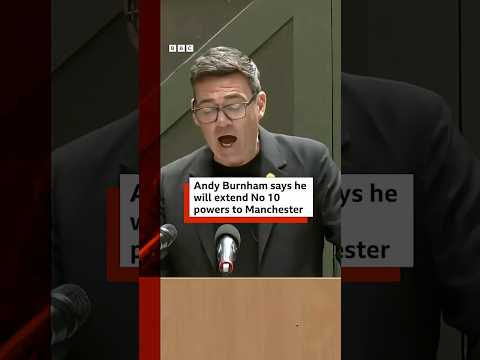 Andy Burnham reveals plans for new ‘No 10 North’ in Manchester. #BBCNews