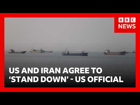 US says it has agreed to ‘stand down’ after exchange of strikes with Iran | BBC News