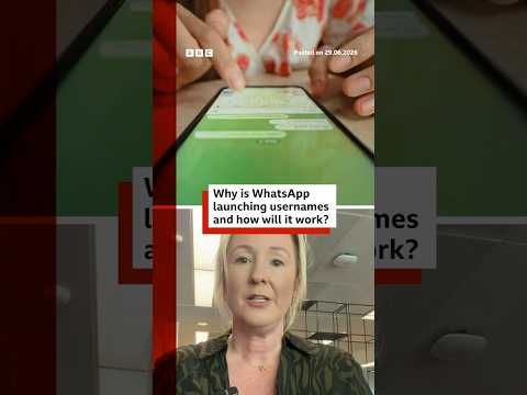 Why is WhatsApp introducing usernames? #WhatsApp #BBCNews