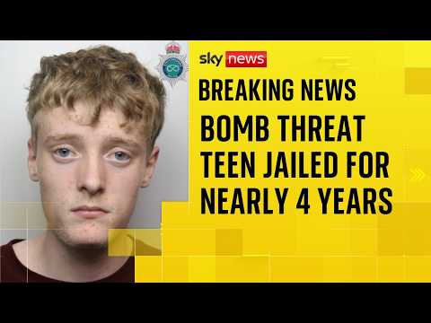 Teen jailed for nearly four years after making bomb threats to his school