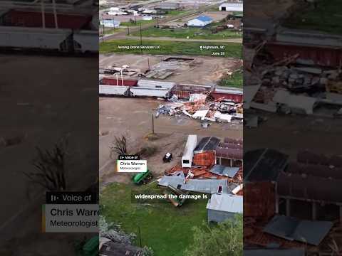 Extreme winds rip apart South Dakota town