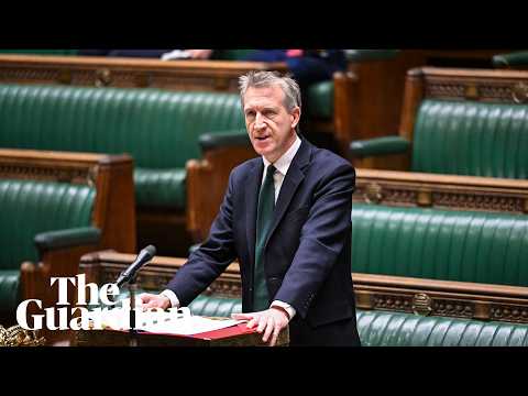 Defence Secretary Dan Jarvis makes statement on defence investment plan – watch live
