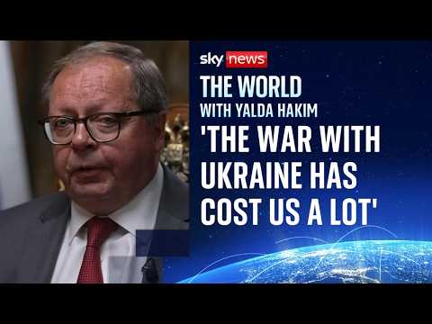 ‘The war has cost us a lot’, Russian ambassador tells Sky News