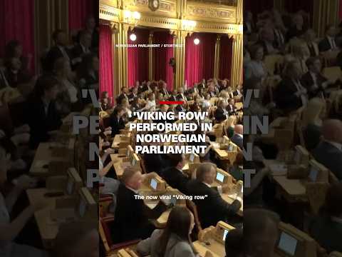 ‘Viking row’ performed in Norwegian Parliament
