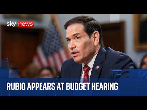 Marco Rubio testifies at State Dept budget hearing