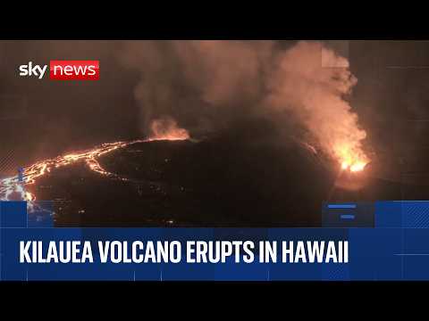Watch Kilauea volcano erupting in Hawaii