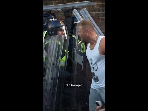 Protesters clash with police amid backlash after teen’s stabbing