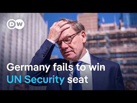 Did support for Israel cost Germany a UN Security Council seat? | DW News