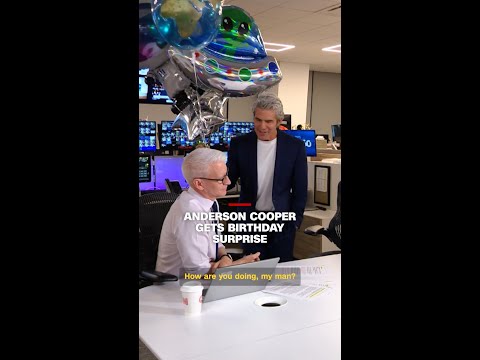 Anderson Cooper gets birthday surprise