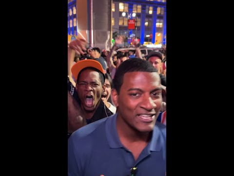 Fans erupt after Knicks steal Game 1 of NBA Finals