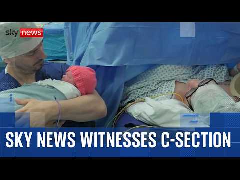 Sky News witnesses c-section as part of maternity care special
