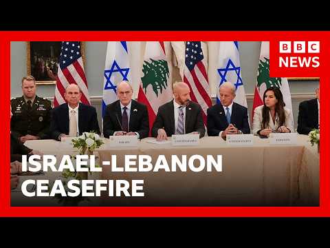 Israel and Lebanon agree to implement ceasefire if Hezbollah stops attacks | BBC News