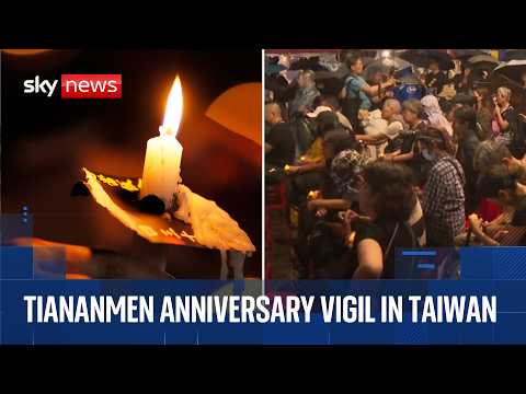 Taiwan vigil marks 37 years since Tiananmen Square crackdown