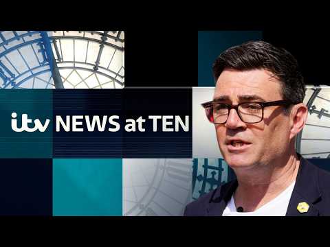 Andy Burnham says he will challenge Starmer for leadership – Watch ITV News at Ten LIVE