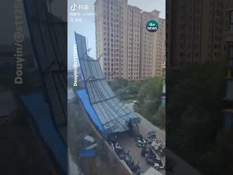 A rare and extreme sandstorm hit Harbin in Heilongjiang province in northern China