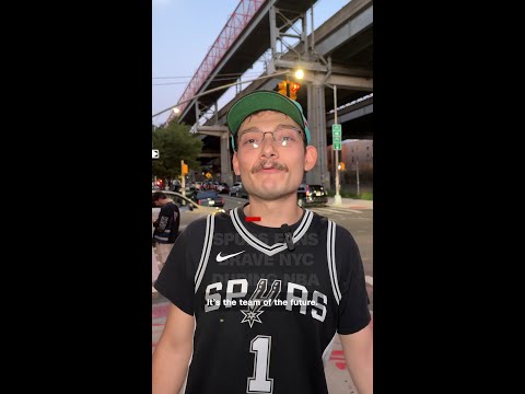 Spurs fans brave NYC during NBA finals