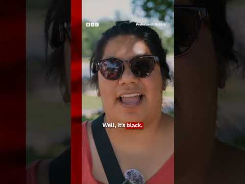 Americans react to Reflecting Pool’s completed paint job #BBCNews