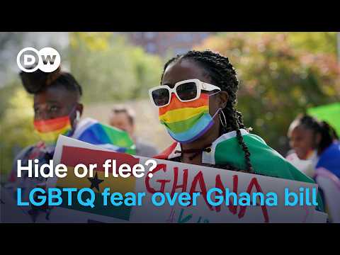 LGBTQ people in fear as Ghana pushes to criminalize same-sex activities | DW News