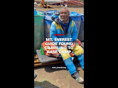 Mt. Everest guide found crawling to base camp after being missing for days