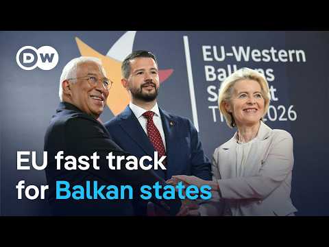 EU leaders tell Balkan leaders they will speed up enlargement plans | DW News
