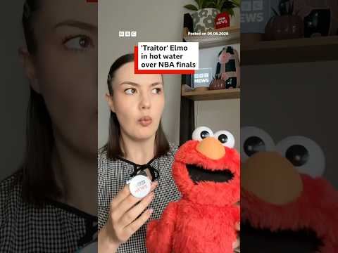 ‘Traitor’ Elmo in hot water over NBA finals. #Elmo #NBA #BBCNews