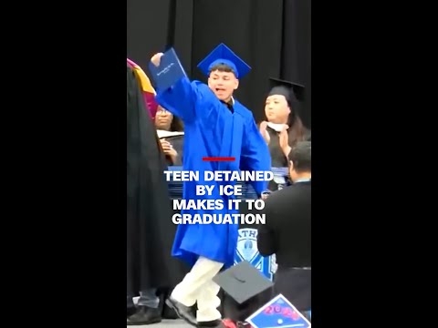 Teen detained by ICE makes it to graduation