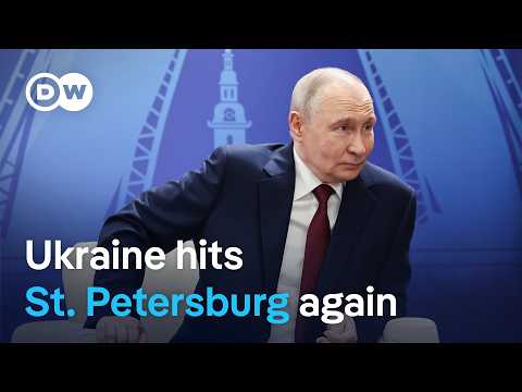 Ukraine fires new wave of drones at St. Petersburg | DW News
