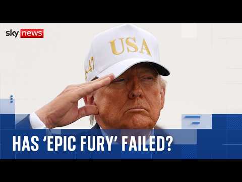 Has Trump achieved any of his war aims in Iran?