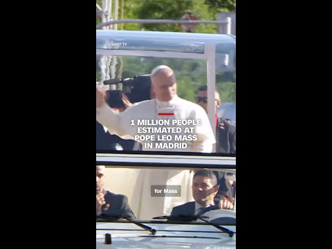 1 million estimated at Pope Leo Mass in Madrid