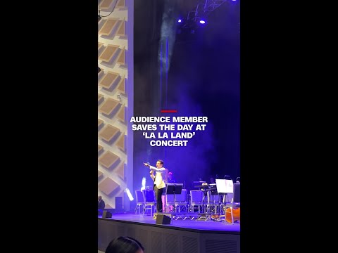 Audience member saves the day at ‘La La Land’ concert