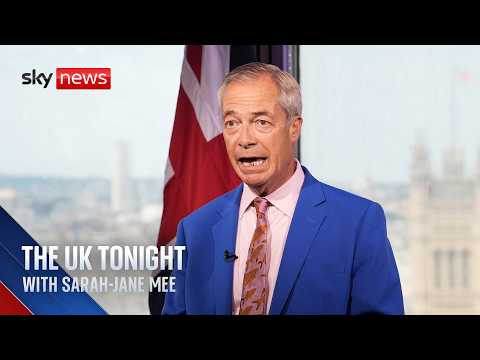 Farage to run in by-election after standing down as Clacton MP | The UK Tonight with Sarah-Jane Mee