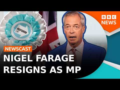 Nigel Farage resigns as MP | BBC Newscast