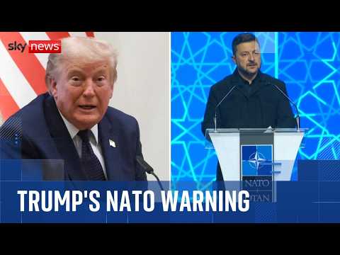 Donald Trump warns allies as NATO leaders meet in Turkey