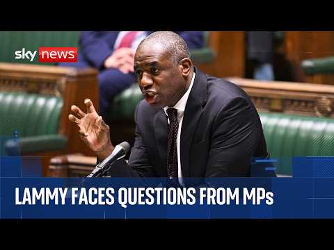Deputy PMQs | Lammy faces questions from MPs in the Commons