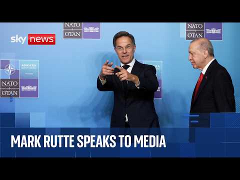 NATO chief holds news conference on final day of Turkey summit