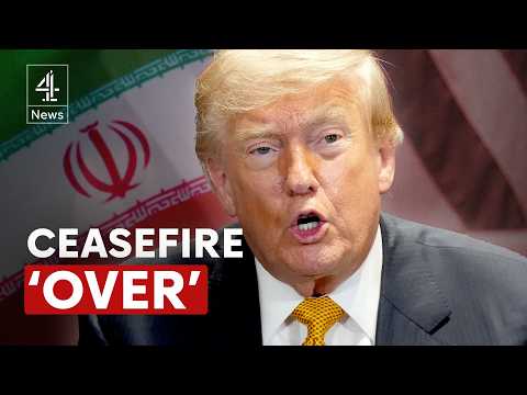 Trump declares ceasefire is over and threatens to hit Iran ‘hard’ in next few hours