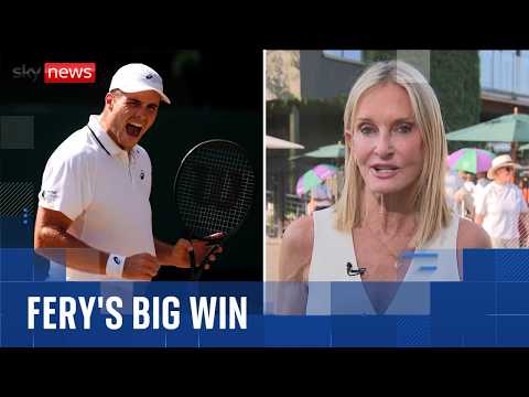 Britain’s Arthur Fery reaches Wimbledon semi-finals