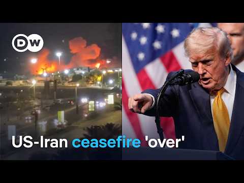 US and Iran trade new strikes as Trump declares ceasefire dead | DW News