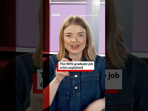 The NHS graduate job crisis explained. #BBCNews