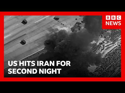 US and Iran launch strikes for second day | BBC News