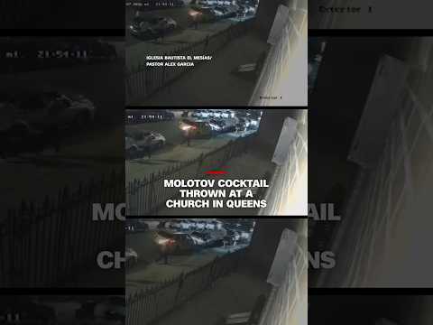 Molotov cocktail thrown at a church in Queens