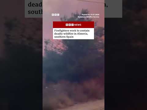At least 11 die in Spain wildfire as heatwave continues in Southern Europe. #Spain #BBCNews