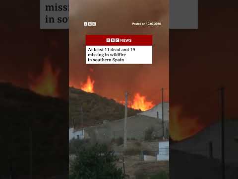 At least 11 dead in Spain wildfire as crews battle to contain blaze. #BBC News