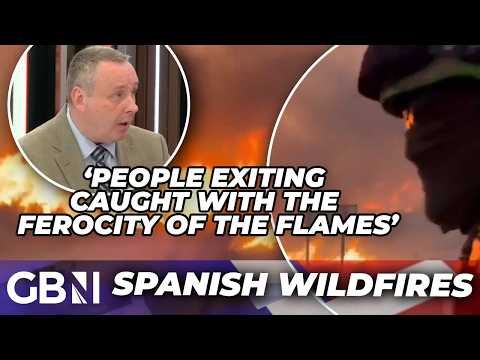 BREAKING: Four British nationals feared dead in burnt-out car as ‘ferocious’ wildfires sweep Spain