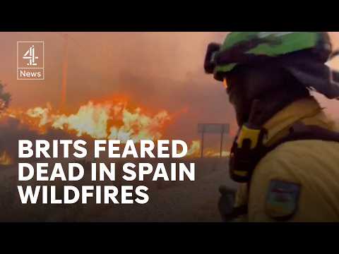 ‘Terrifying’ Spain wildfires leave 12 dead and several missing