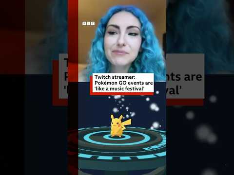 Pokémon GO events are “like a music festival”, says streamer. #PokemonGO #BBCNews