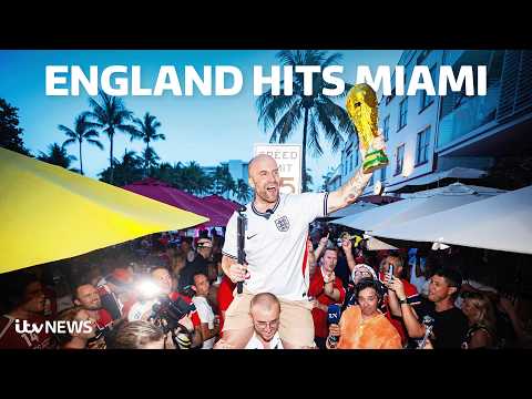England v Norway: Fans go wild in Miami